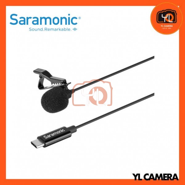 Saramonic LavMicro U3B Omnidirectional Lavalier Microphone with USB Type-C Connector for Android Devices (19.6' Cable)