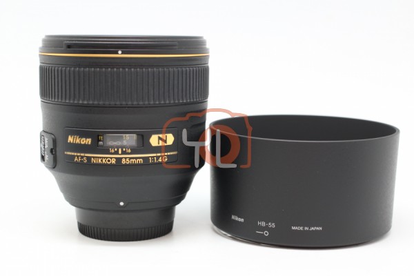 [USED-PUDU] NIKON 85MM F1.4G AFS N 95%LIKE NEW CONDITION SN:222372