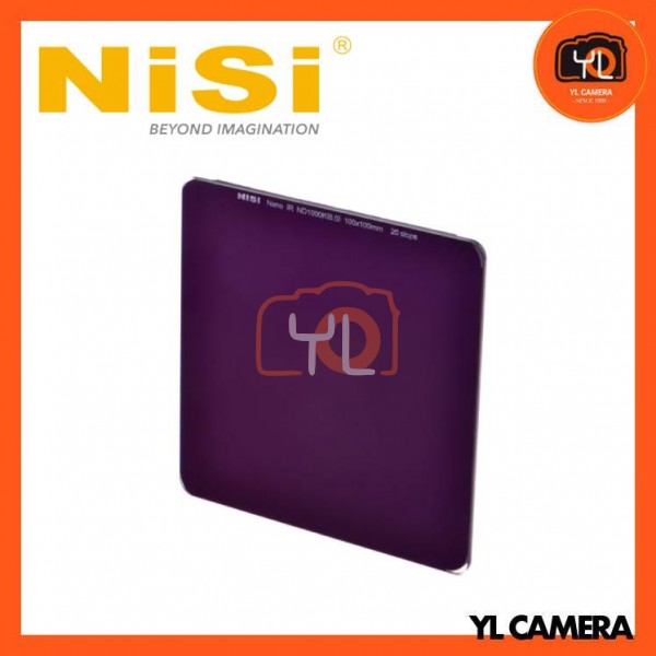 NiSi 100x100mm Nano IR Neutral Density filter – ND1000K (6.0) – 20 Stop Black Hole