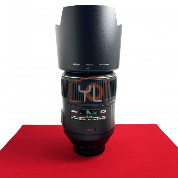 [USED-PJ33] Nikon 105mm F2.8 G VR Macro AFS, 85% Like New Condition (S/N:288978)