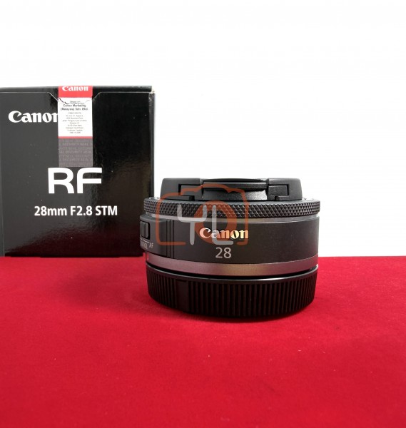 [USED-PJ33] Canon 28mm F2.8 STM RF , 95% Like New Condition (S/N:3512001886)