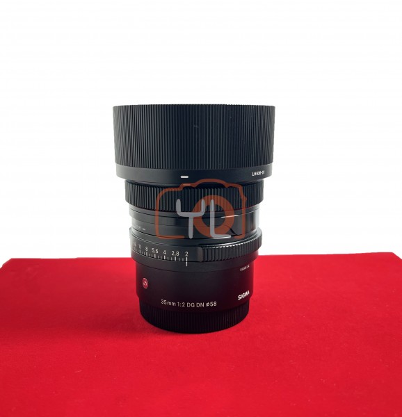 [USED-PJ33] Sigma 35mm F2 DG DN Contemporary (Sony FE) ,95% Like New Condition (S/N:555001323)
