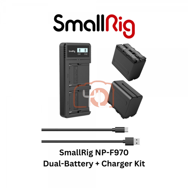 SmallRig 3823 NP-F970 Dual-Battery and Charger Kit
