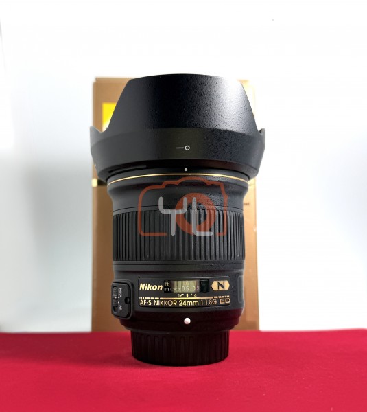 [USED-PJ33] Nikon 24mm F1.8 G AFS, 95% Like New Condition (S/N:216909)