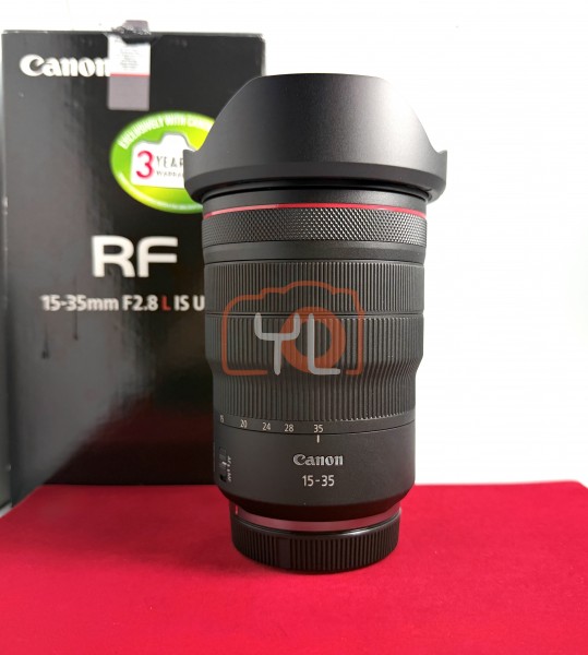 [USED-PJ33] Canon 15-35mm F2.8 RF L IS USM, 99% Like New Condition (S/N:3820000042)