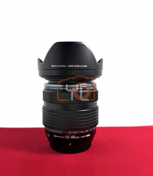 [USED-PJ33] OM System 12-40mm F2.8 PRO II M.Zuiko, 99% Like New Condition (S/N:A0AA35673)