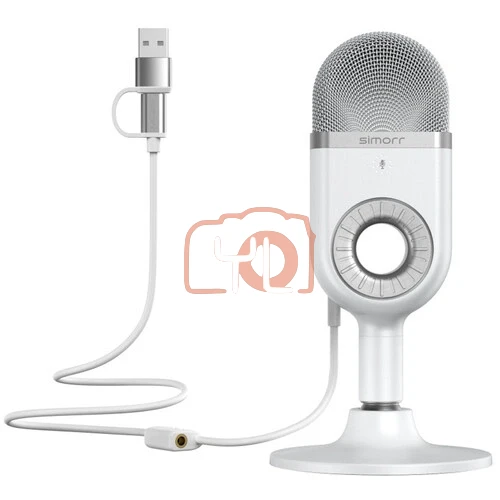 Smallrig simorr Wave U1 USB Condenser Microphone (White)