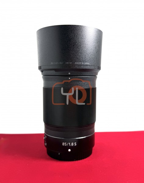 [USED-PJ33] Nikon 85mm F1.8 S Z , 90% Like New Condition (S/N:20060915)