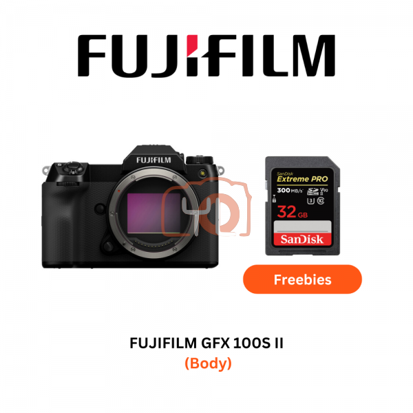 FUJIFILM GFX 100S II Medium Format Mirrorless Camera (Body)