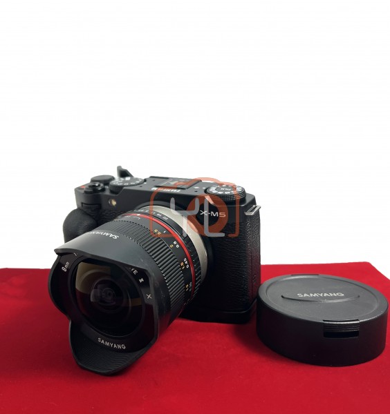 [USED-PJ33] Fujifilm X-M5 Camera + Samyang 8mm F2.8 Fisheye II (Fuji X), 95% Like New Condition (S/N:4D029151)