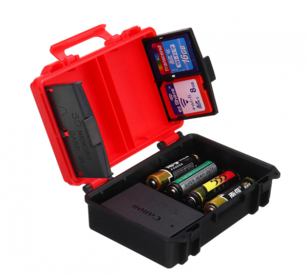LensGO Dustproof SD Card Case and Battery Box For DSLR Camera