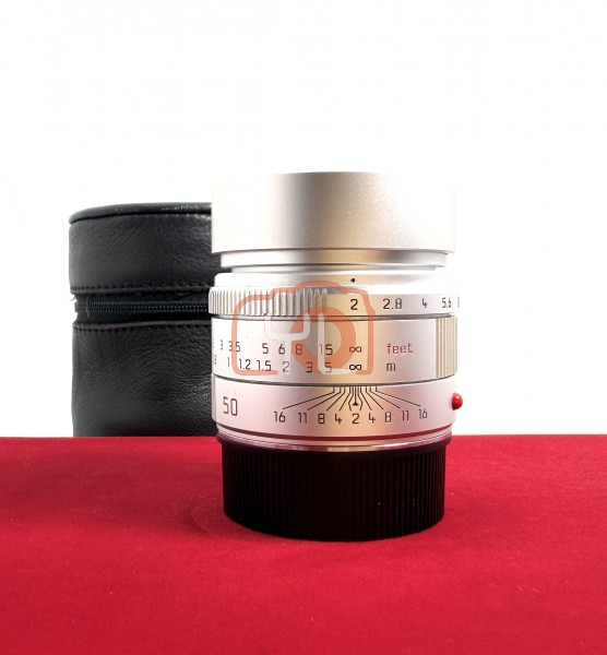 [USED-PJ33]  Leica 50MM F2 APO Summicron-M ASPH, 90% Like New Condition (S/N:4744870)
