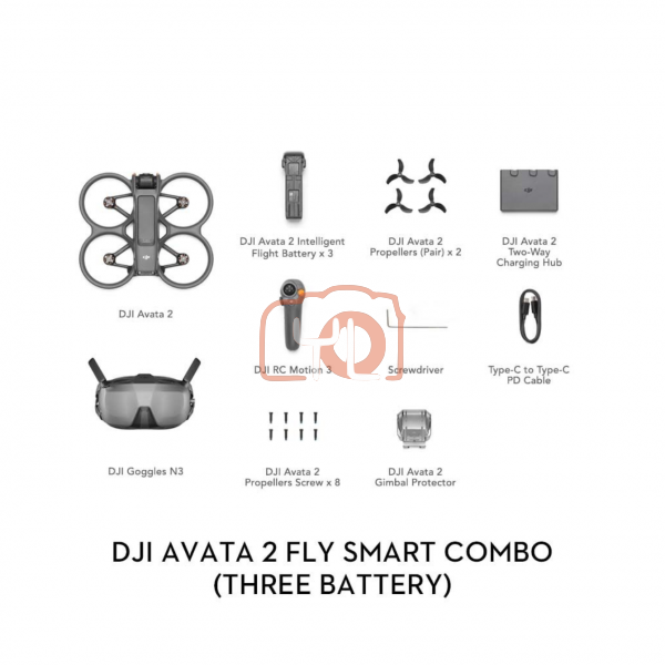 DJI Avata2 Fly Smart Combo ( Three batteries )