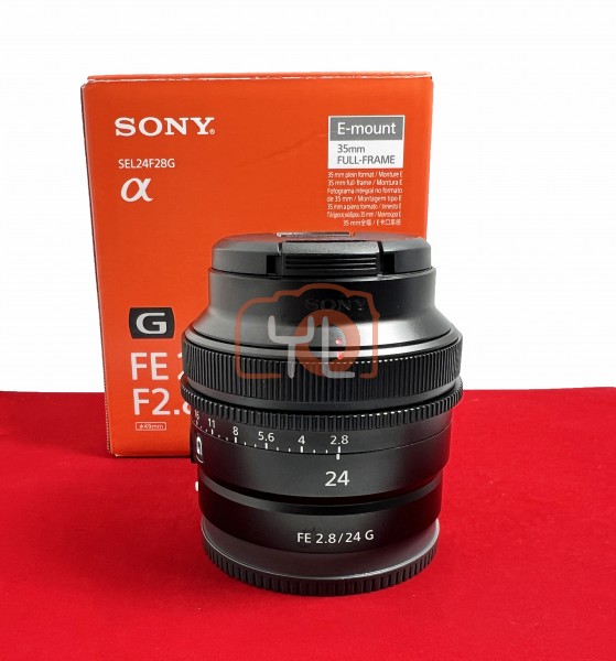 [USED-PJ33] Sony 24mm F2.8 G FE, 95% Like New Condition (S/N:1807566)
