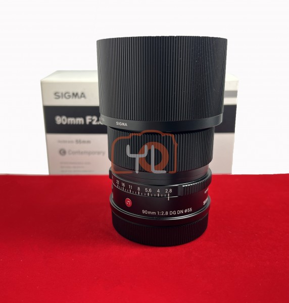 [USED PJ33] Sigma 90mm F2.8 DG DN Contemporary Lens (L-Mount) , 95% Like New Condition (S/N:55746686)