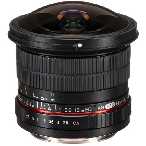 Samyang 12mm F2.8 ED AS NCS Fisheye Lens for Pentax K Mount