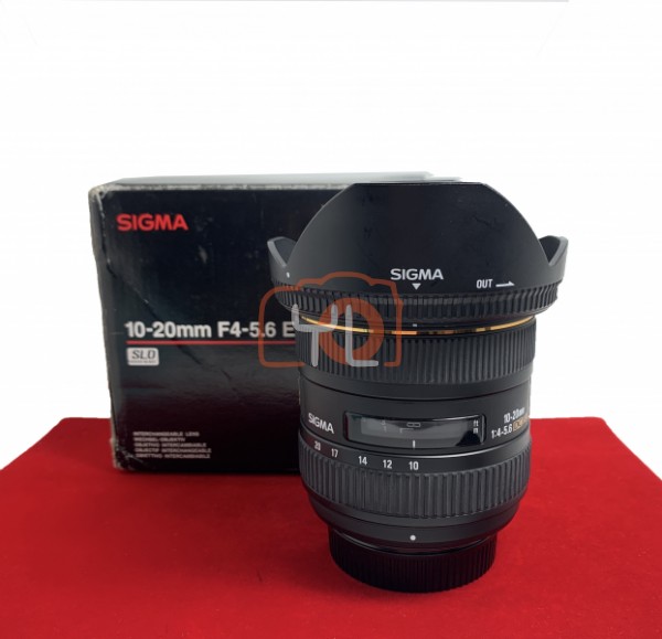 [USED-PJ33] Sigma 10-20MM F4-5.6 EX DC HSM (Nikon), 95% Like New Condition (S/N:13693552)