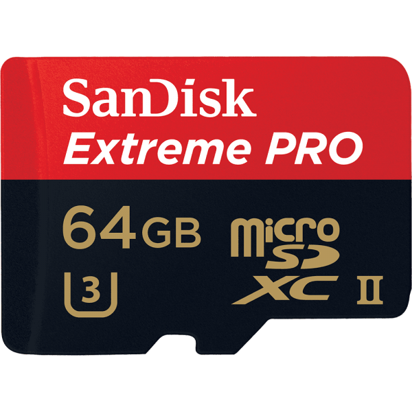 SanDisk 64GB Extreme PRO UHS-I C10 microSD Card (275MB/s)