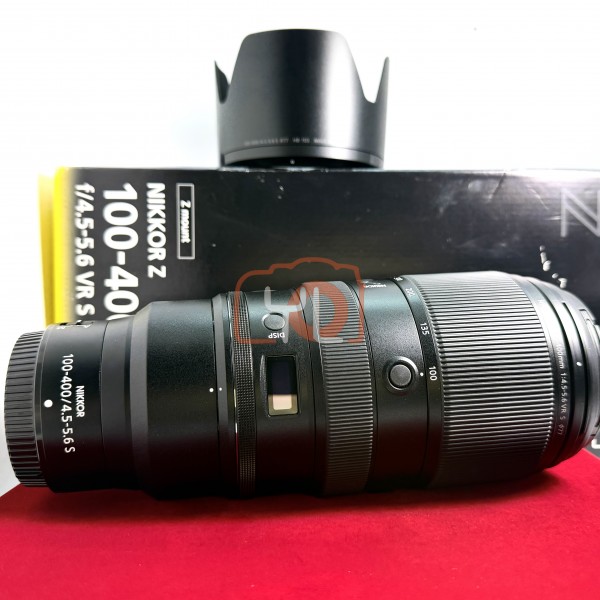 [USED-PJ33] Nikon 100-400mm F4.5-5.6 VR S Z Lens, 95% Like New Condition (S/N:20005710)