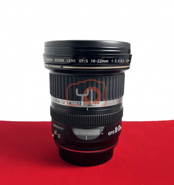 [USED-PJ33] Canon 10-22mm F3.5-4.5 USM EFS , 90% Like New Condition, (S/N:92605928)