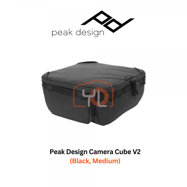 Peak Design Camera Cube V2 (Black, Medium)