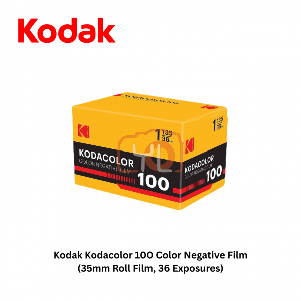 Kodak Kodacolor 100 Color Negative Film (35mm Roll Film, 36 Exposures)