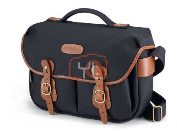 Billingham Hadley Pro Camera Bag (Black Canvas/Tan Leather, 8.5L)