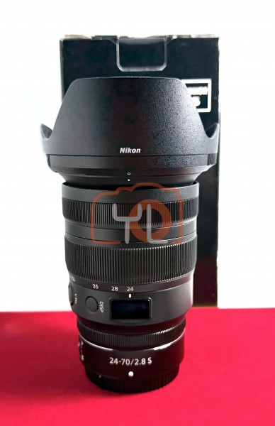 [USED-PJ33] Nikon 24-70mm F2.8 S Z , 95% Condition Like New (S/N:20093682)