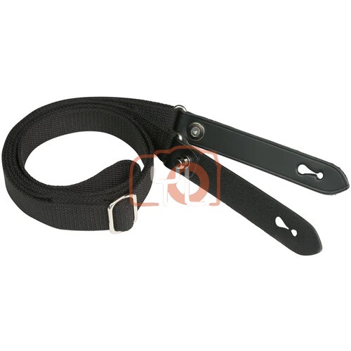 Billingham Sling Strap (Black Webbing/Black Leather)