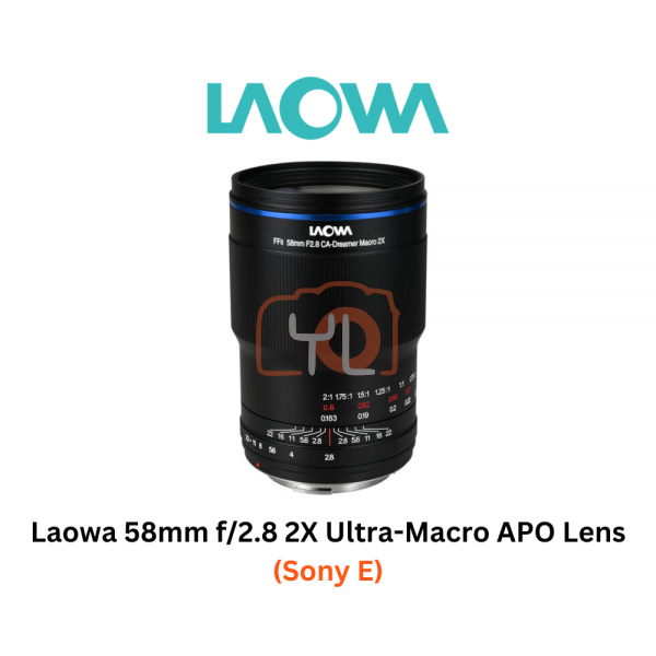 Laowa 58mm f/2.8 2X Ultra-Macro APO Lens (Sony E)