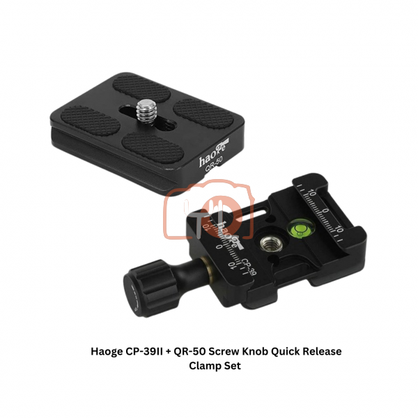 Haoge CP-39II + QR-50 Screw Knob Quick Release Clamp