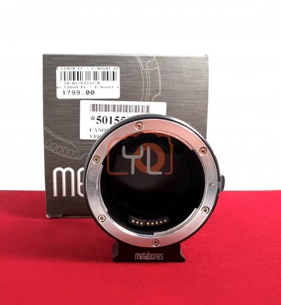 [USED-PJ33] Metabones Canon EF to Sony E/NEX Mark IV T Adapter, 95% Like New Condition (S/N:A1014039128)