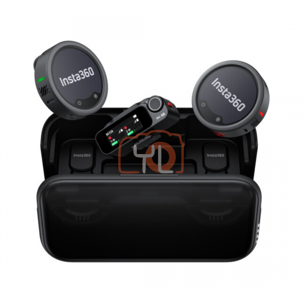 Insta360 Mic Pro 2-Person Wireless System (2.4 GHz) - 2TX+1RX