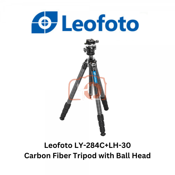Leofoto LY-284C+LH30 Carbon Fiber Tripod with Ball Head