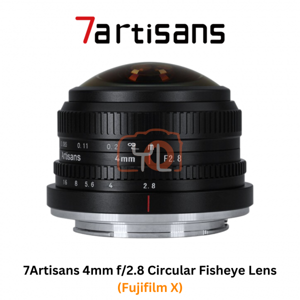 7Artisans 4mm f2.8 Circular Fisheye Lens for FUJIFILM X