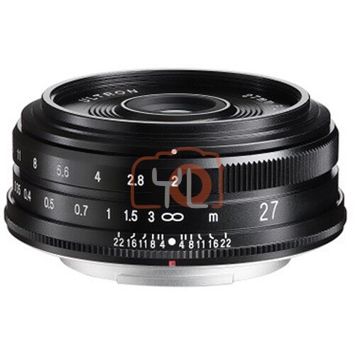 Voigtlander Ultron 27mm f2.0 Lens (Fujifilm X / Black)