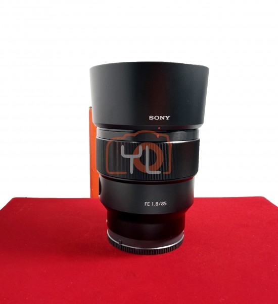 [USED-PJ33] Sony 85mm F1.8 FE ,95% Like New Condition (S/N:3181976)