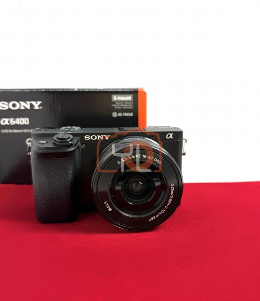[USED-PJ33] Sony A6400 Kit 16-50mm F3.5-5.6 (Shutter Count: 55K), 80% Like New Condition (S/N:4482867)