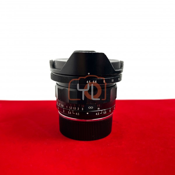 [USED-PJ33] Voigtlander 15mm F4.5 III Super Wide Heliar VM (Leica M Mount) ,80%Like New Condition (S/N:08541777)