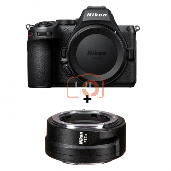 Nikon Z5 II Mirrorless Camera (Body) + FTZ II Adapter (EN-EL15C Battery - Online email to service@futuromic.com )