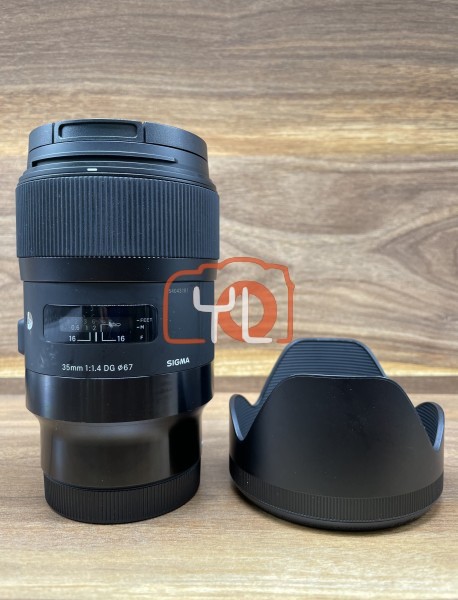 [USED @ YL LOW YAT]-Sigma 35mm F1.4 DG HSM Art Lens for L-Mount,90% Condition Like New,S/N:54043181