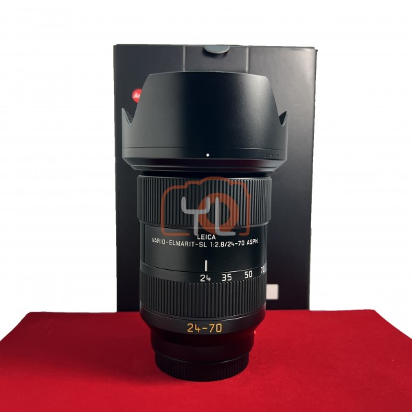 [USED-PJ33] Leica 24-70mm F2.8 Vario-Elmarit-SL ASPH Lens 11189  , 95% Like New Condition (S/N:4772114)