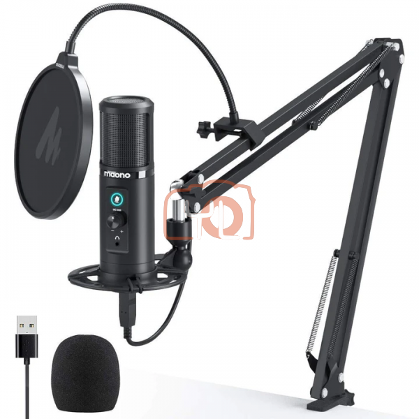 USB Microphone Podcast Zero Latency Monitoring MAONO PM422