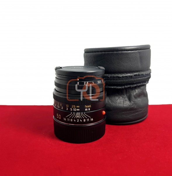 [USED-PJ33] Leica 50mm F2 Summicron-M (NON 6 Bits), 80% Like New Condition (S/N:3980446)