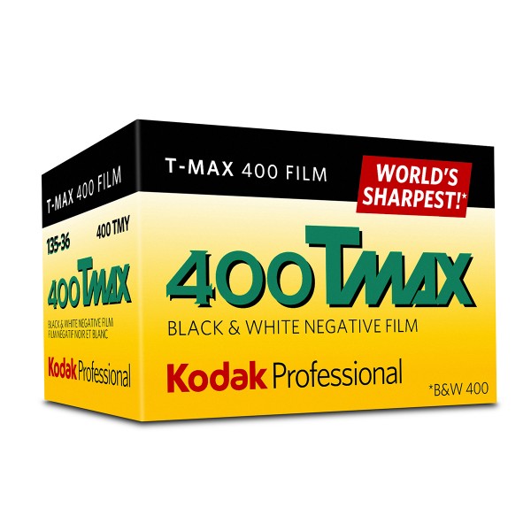 Kodak Professional T-Max 400 Black and White Negative Film (35mm Roll Film)