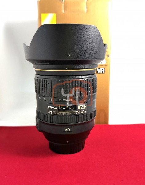 [USED-PJ33] Nikon 24-120mm F4 G VR AFS, 95% Like New Condition (S/N:62381470)