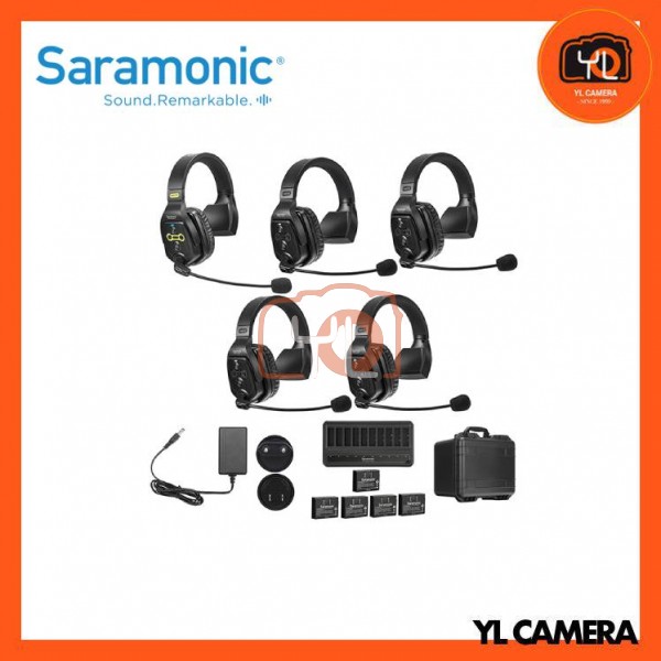 Saramonic WiTalk WT5S Full-Duplex Wireless Intercom Headset System