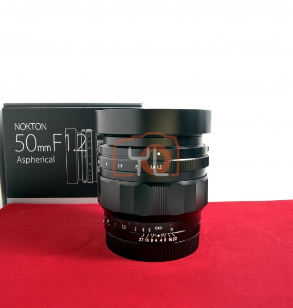 [USED-PJ33]  Voigtlander 50mm F1.2 Nokton ASPH (Sony FE), 95% Like New Condition (S/N:7920389)