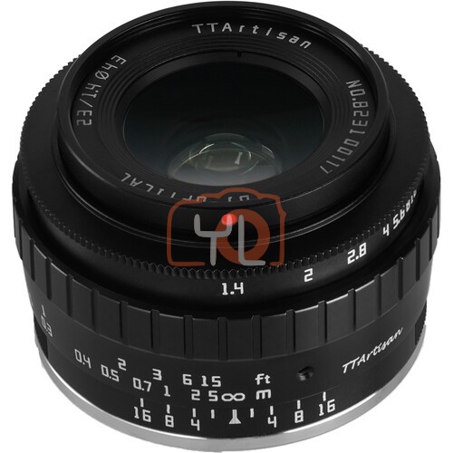 TT Artisan 23mm f1.4 Lens for Canon EF-M (Black)