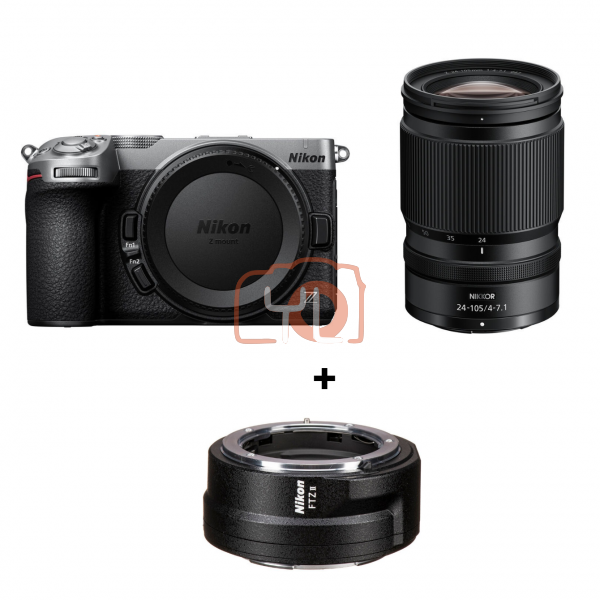 ( Pre order ) Nikon Z5 IIC Mirrorless Camera with 24-105mm f4-7.1 Lens (Silver) & FTZ II Adapter  - Free Sandisk card extreme Go 128GB